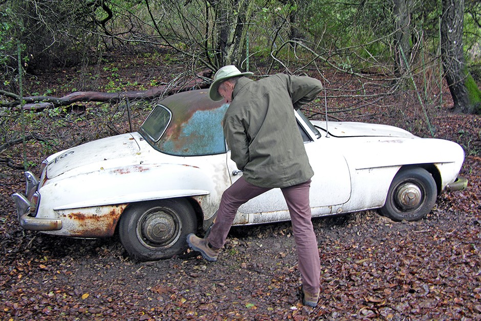 1957 Mercedes-Benz 190SL barn find