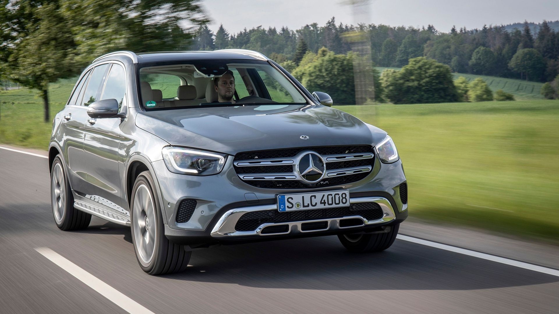 Grey 2021 Mercedes-Benz GLC 300