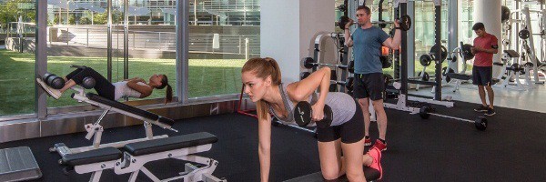 State-of-the-art fitness equipment at Mercedes Club New York