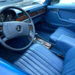 Classic Mercedes-Benz 450 SEL Interior with Steering Wheel and Gauges