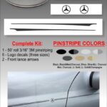 Mercedes-Benz vinyl pinstripe emblem stripe logo decal graphic