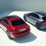 Duo of Mercedes-Benz A-Class Cars Exterior