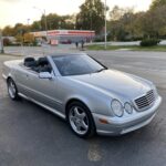 Mercedes Benz CLK 430 Convertible in Brilliant Silver Metallic Paint