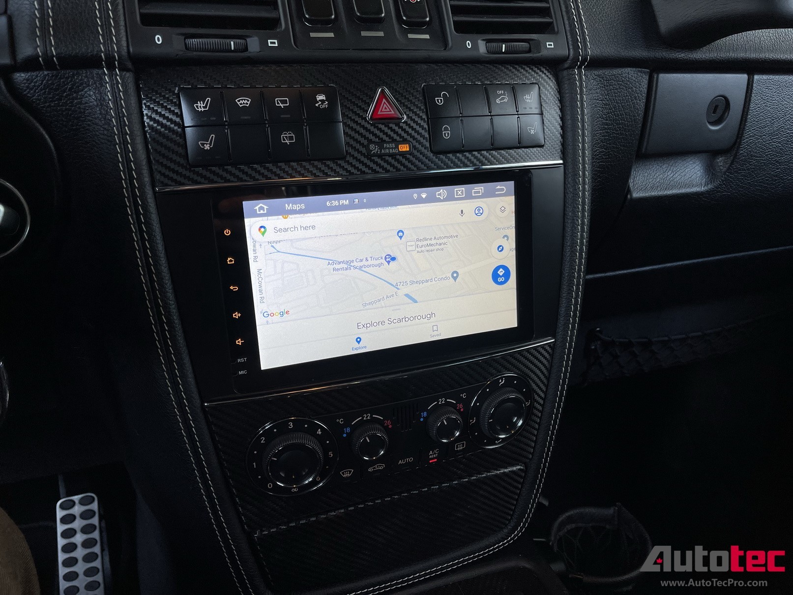 Mercedes G-Class 2008 Android System Angle View 2