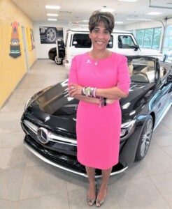 Jenell Ross, leader of Bob Ross Mercedes