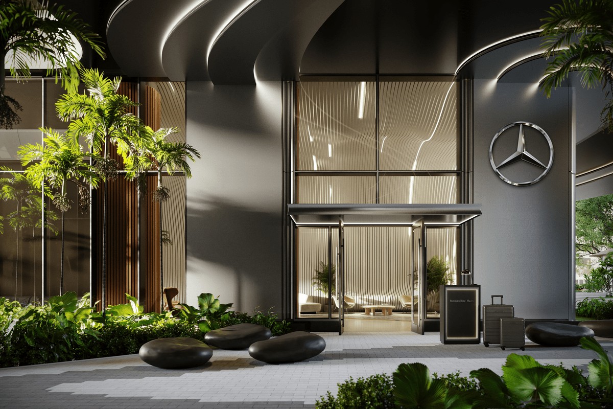 Mercedes-Benz Places Miami Lobby Exterior