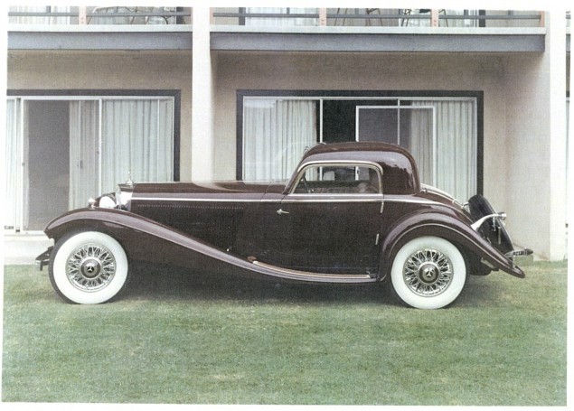 1935 Mercedes-Benz 500K Special Roadster: A Side View into Automotive Elegance