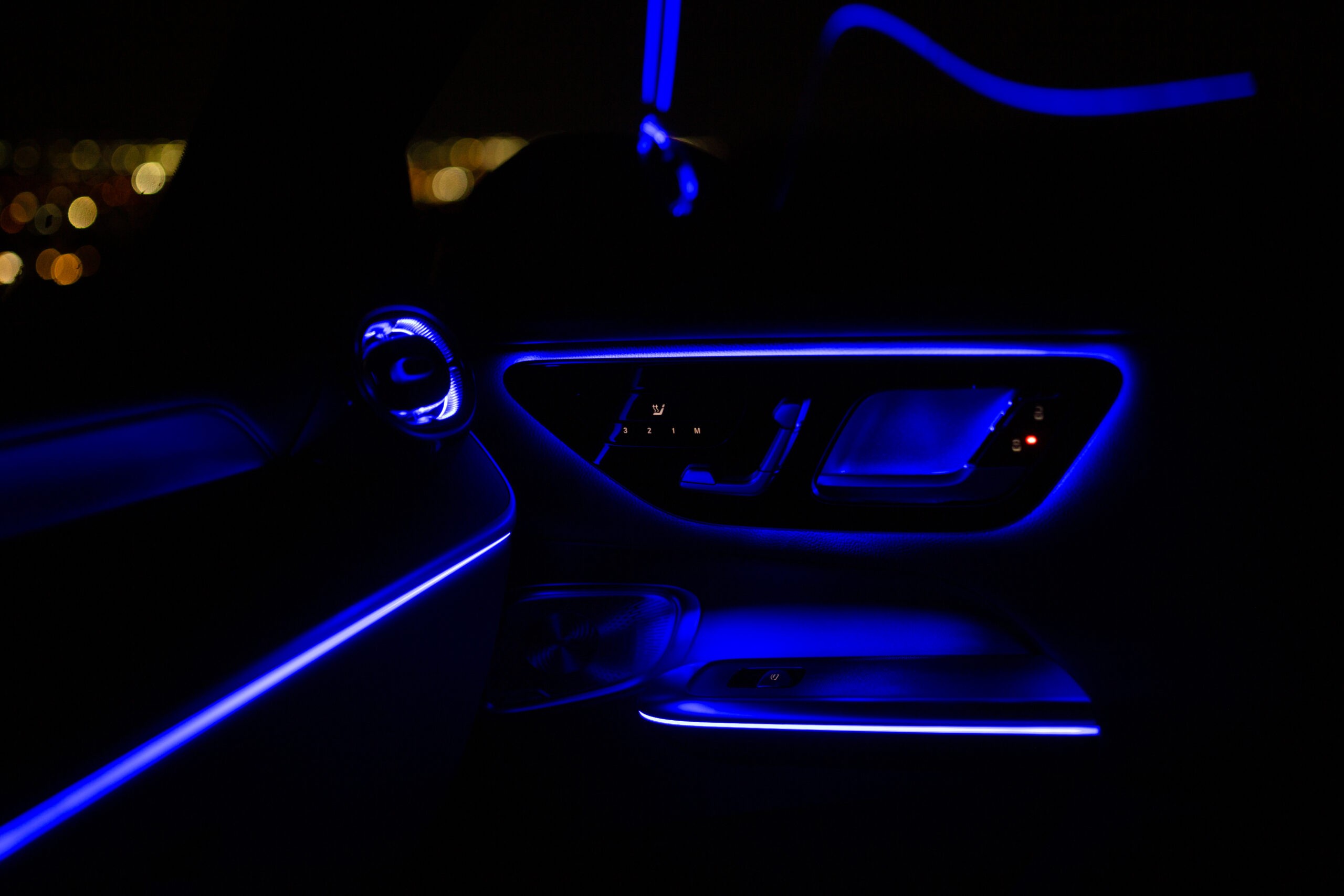 Mercedes GLC 300 dashboard featuring the prominent infotainment screen and simplified central console