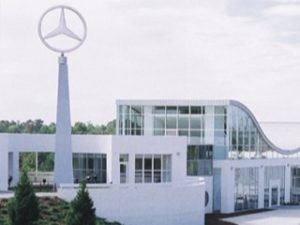 Mercedes-Benz Visitor Center Entrance in Tuscaloosa, Alabama