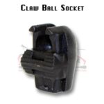 Ball Socket 10mm Claw (Close Swivel Angle) Nylon End M6x1.0 Black