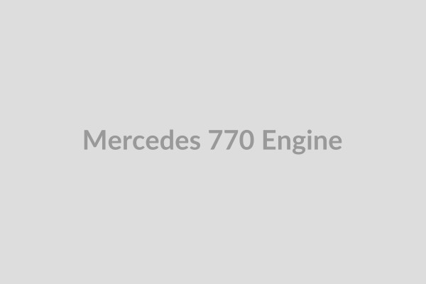 Vintage Mercedes-Benz 770 Grand Mercedes engine