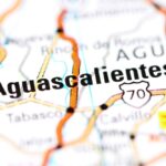 Map of Aguascalientes, Mexico