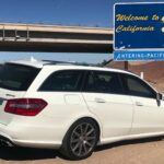 Doug DeMuro showcasing his 2012 Mercedes E63 AMG Wagon