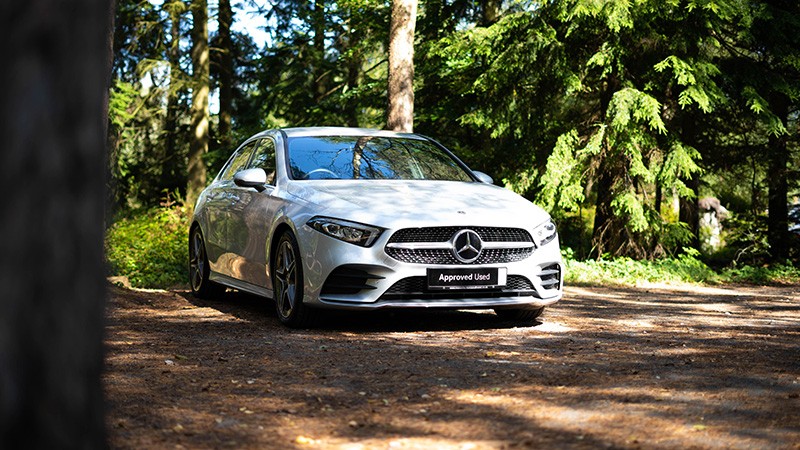 White Mercedes-Benz Car